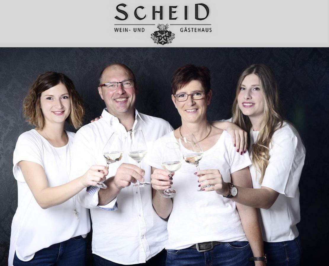 Wein Und Gaestehaus Scheid Sankt Aldegund Buitenkant foto